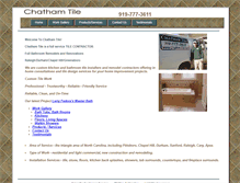 Tablet Screenshot of chathamtile.com